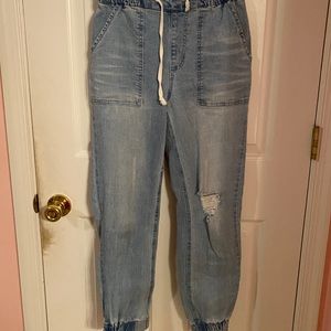 Jean joggers